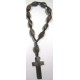 Car Rosary Tiger Ebony Wood Twist 8x15mm